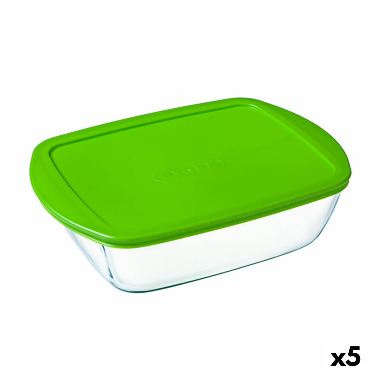 Osta tuote Suorakulmainen eväsrasia kannella Pyrex Cook&store Px Vihreä 2,5 L 28 x 20 x 8 cm Lasi Silikoni (5 osaa) verkkokaupastamme Korhone: Gourmet & Keittiö 10% alennuksella koodilla KORHONE